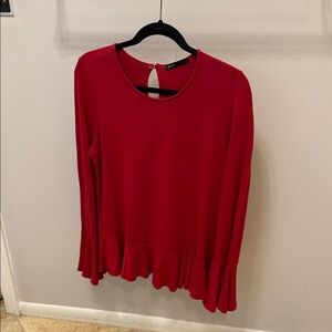 Gibson Vibrant Red Blouse